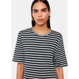 Whistles Breton Stripe Jersey Dress